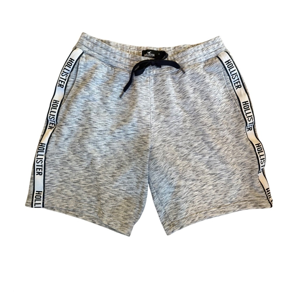 Hollister Mens Y2K Spell Out Logoβ Shorts Size L Gym Training Skater Streetwear